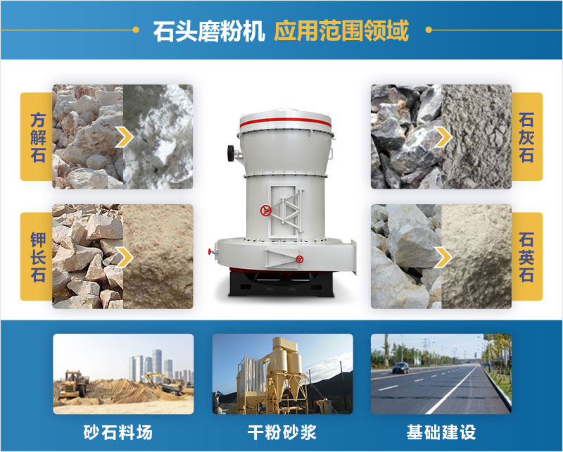 石頭磨粉機(jī)應(yīng)用物料