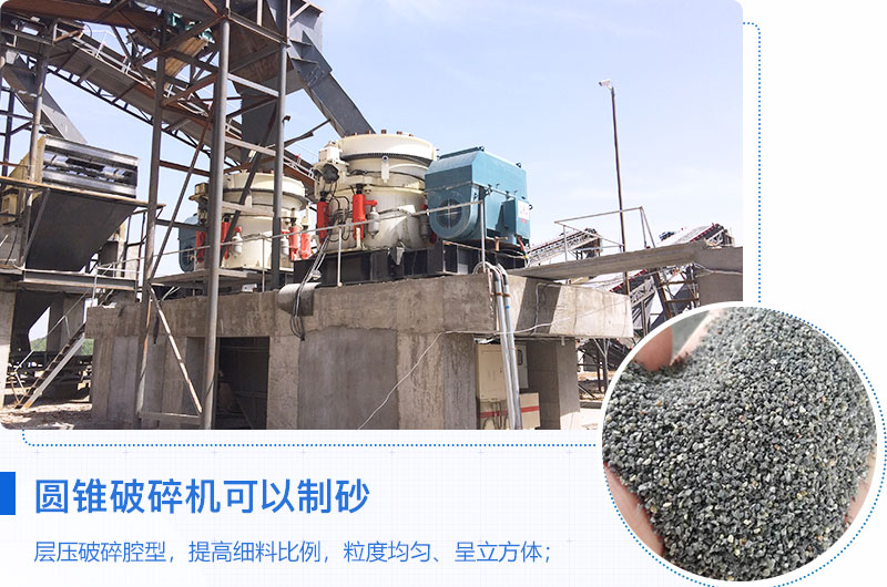 圓錐機可代替制沙機機