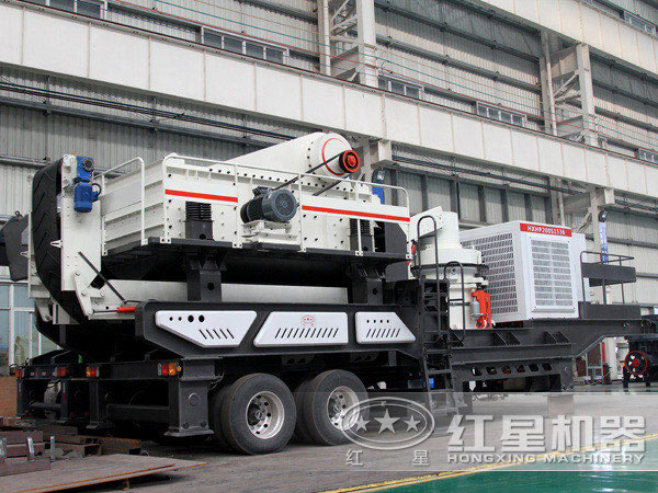 HX系列移動破碎站車間