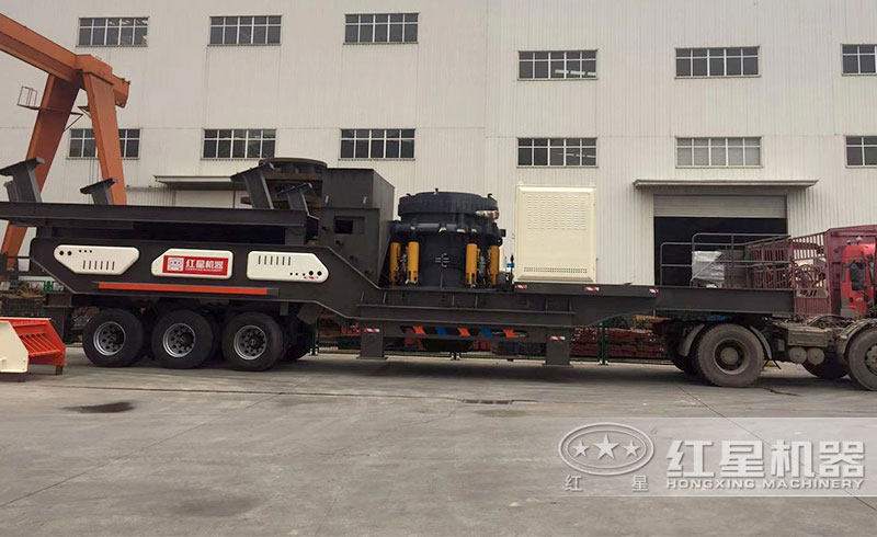 輪胎式移動一體磕石機(jī)